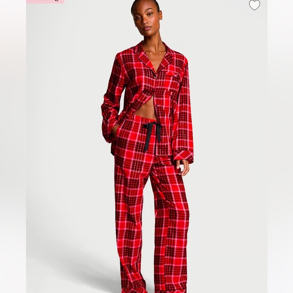 Victoria's Secret Other - Victoria Secret Flannel Long Pajama Set
